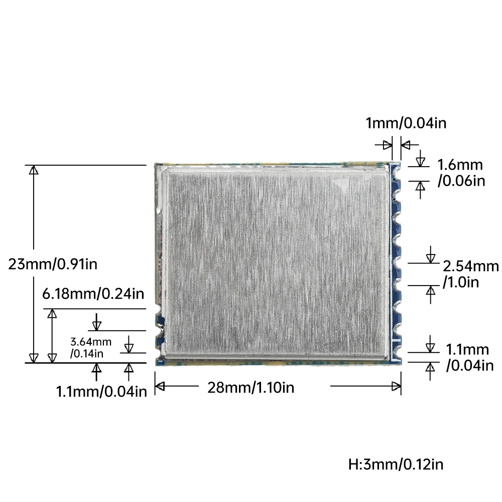 5,8G 4900-6060 МГц RX5808 Приемник SPI Беспроводной аудио-видео модуль 5 В 170 мА Электронный комплект с энергопотреблением для радиоуправляемого дрона
