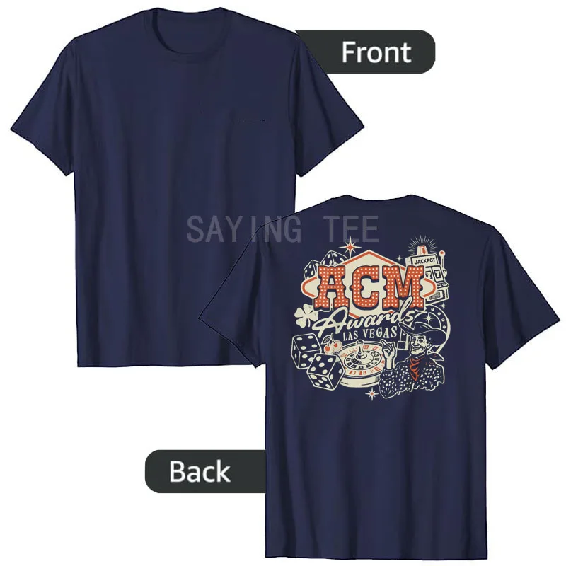 ACM Awards Las Vegas T-Shirt Y2k Reise-Trip nach Las Vegas Grafikkleidung für Glücksspiel-Liebhaber Personalisierte Streetwear-Bekleidung Top – Detail 6