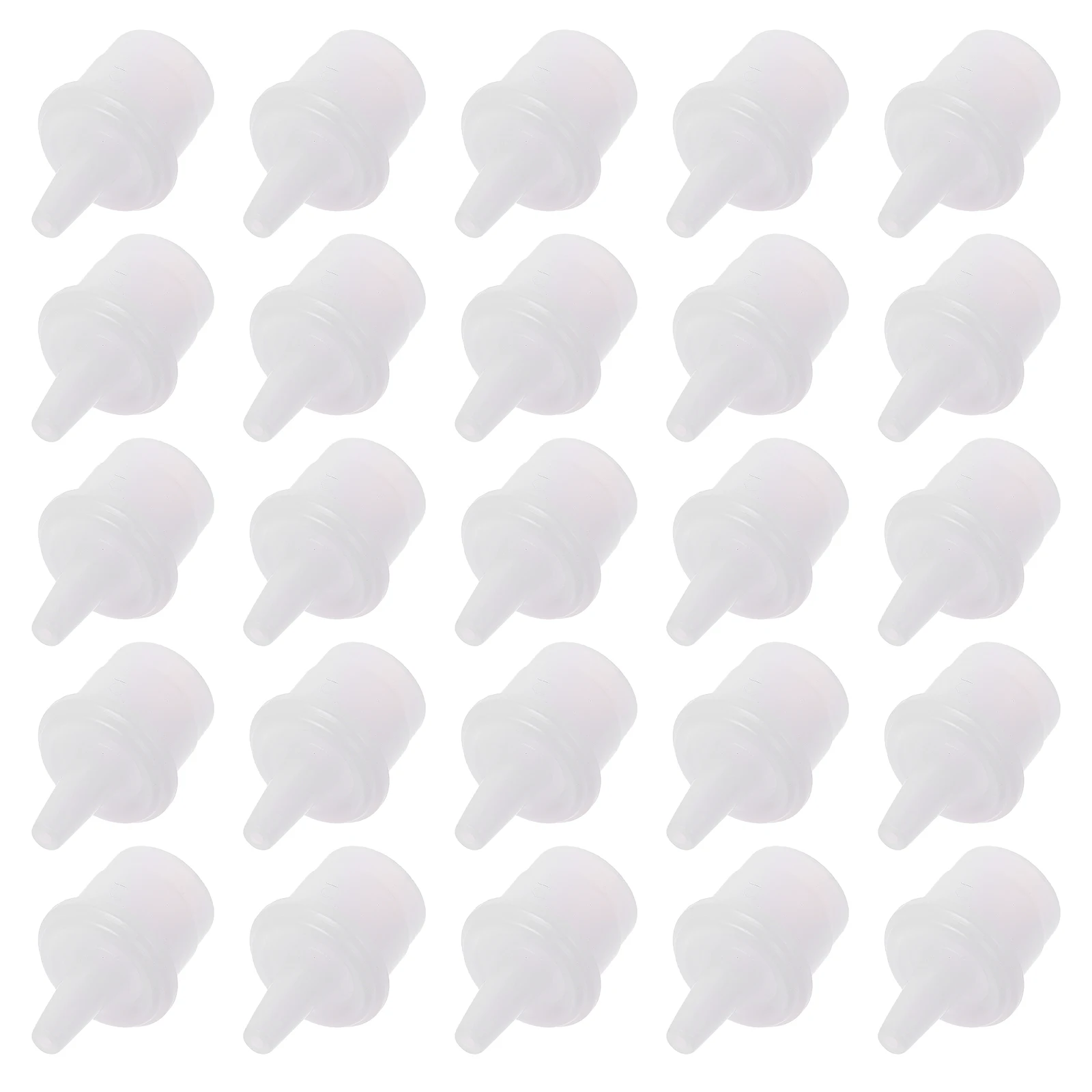 100 個まつげ接着剤ボトルプラグ交換キャップエクステンション接着剤ボトルチップに適したサロン使用交換キャップ