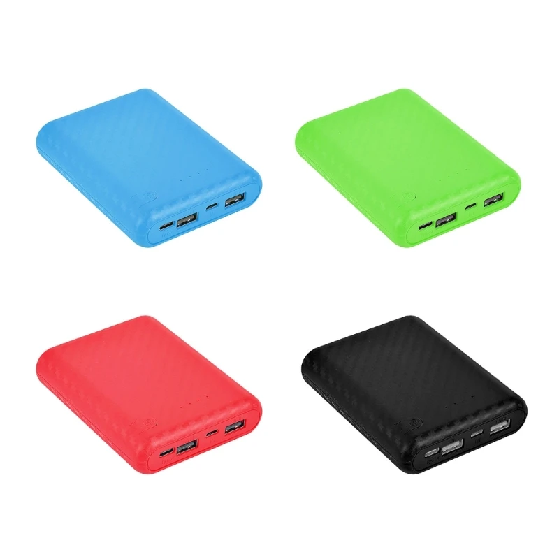 4x18650 Battery Holder Shells Power Bank Case Plastic Shells Charger Power bank Shells Protectors DIY Box Soldering Free