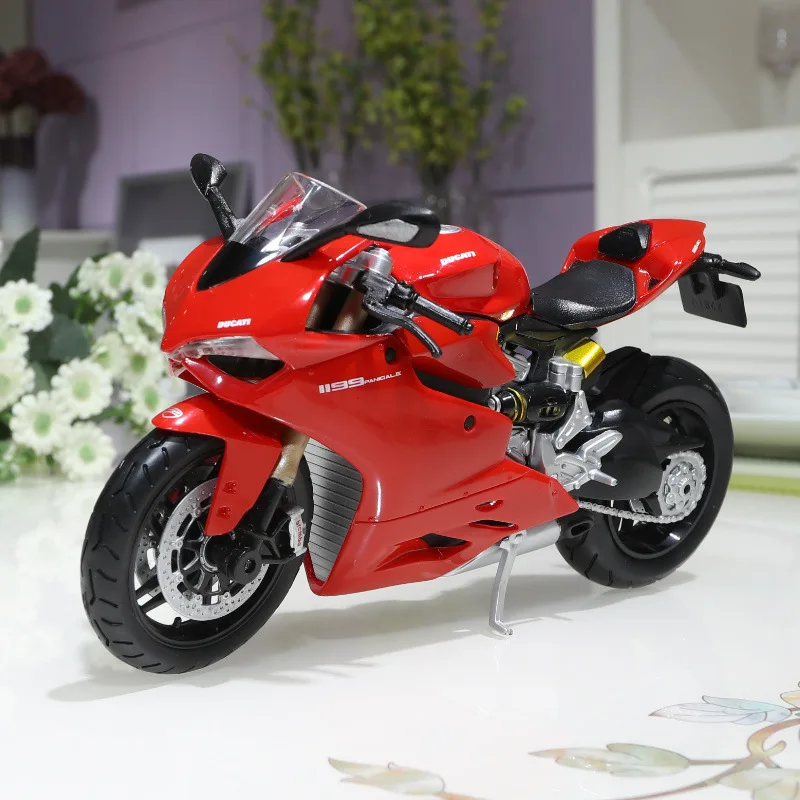 Maisto1:12 Simulation Model 2024 New Cool BMW Ducati Yamaha Motorcycle Collector Model Kawasaki H2R Toys for 14 Years and Up