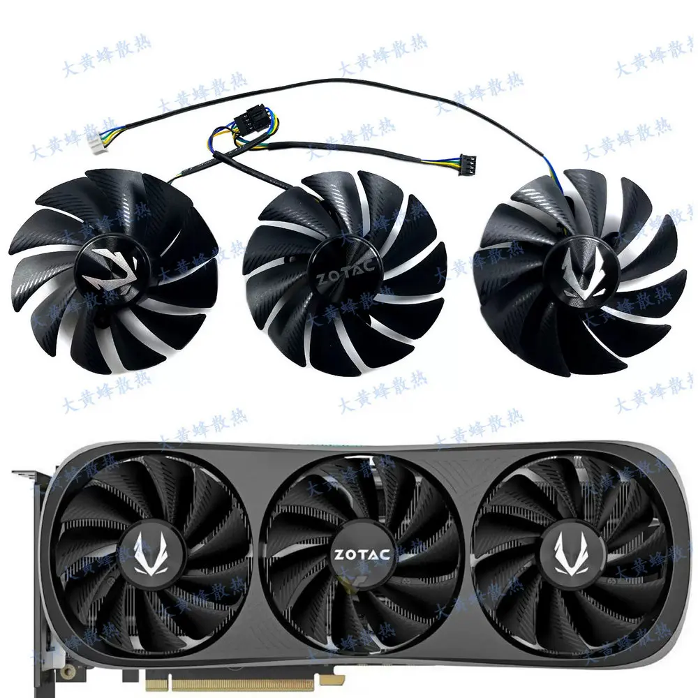 New Cooling Fan for ZOTAC RTX4070 RTX4070S RTX4070ti  RTX4070tiS RTX4080 TRINITY Video Card GA92S2U