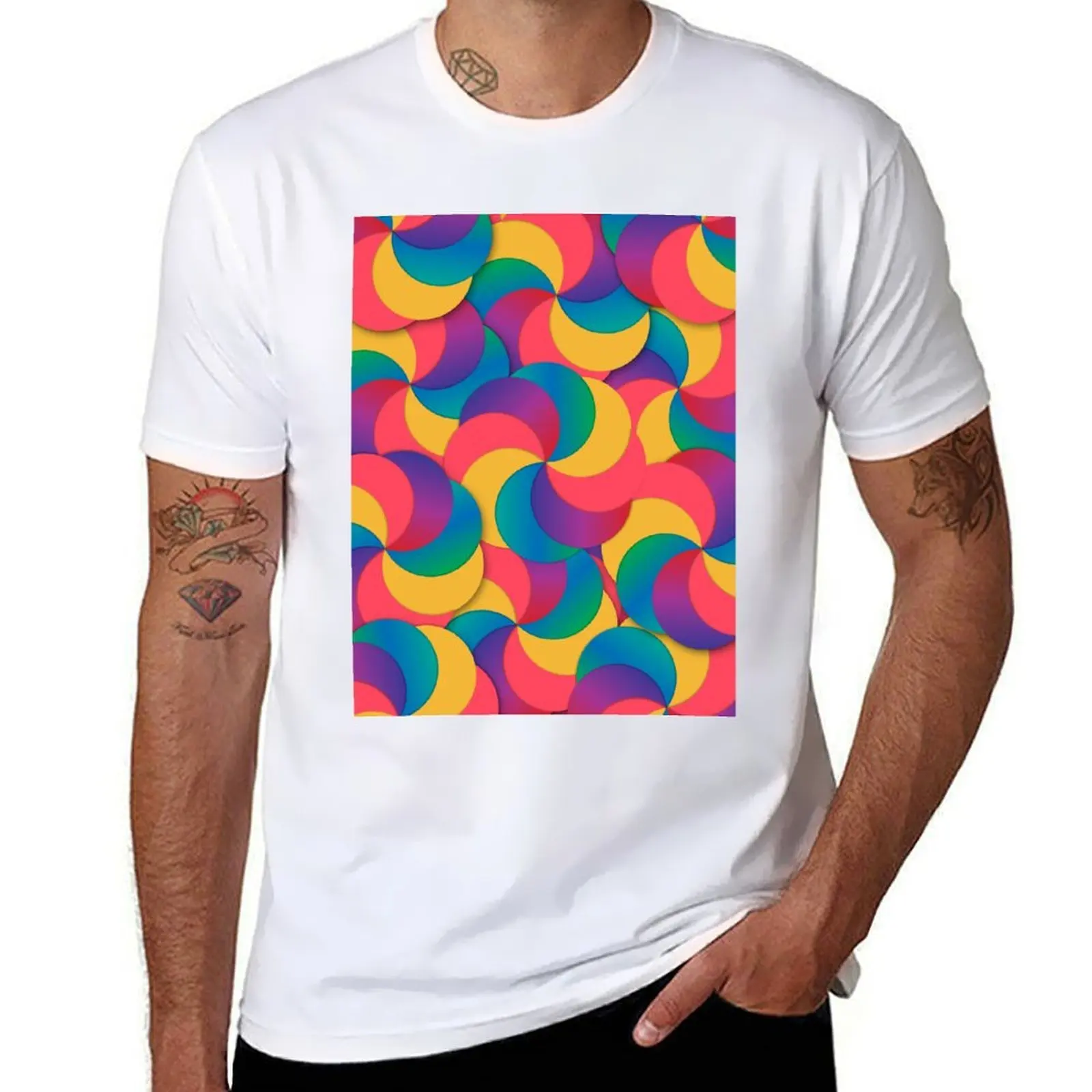 

Spiral Mess T-Shirt t shirts cotton 100% essential t shirt T-Shirt