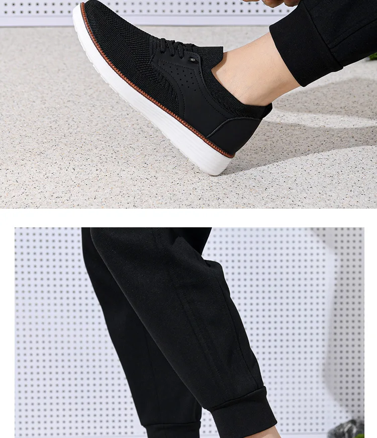 Frühling und Herbst Neue Atmungsaktive Herren-Freizeitschuhe Mesh-Sportschuhe Weiche Sohlen Bequeme Leichte Glatte Herrenschuhe – Detail 7