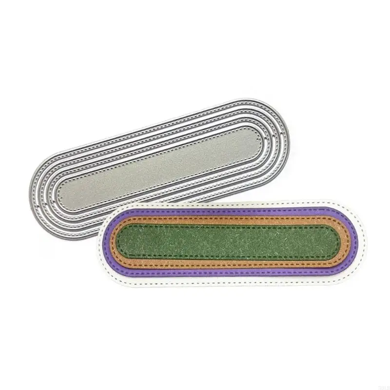 50lb Oval Etikett Schnittstörungen Karten machen Scrapbooking Papierhandwerk DIY -Vorlageform Form