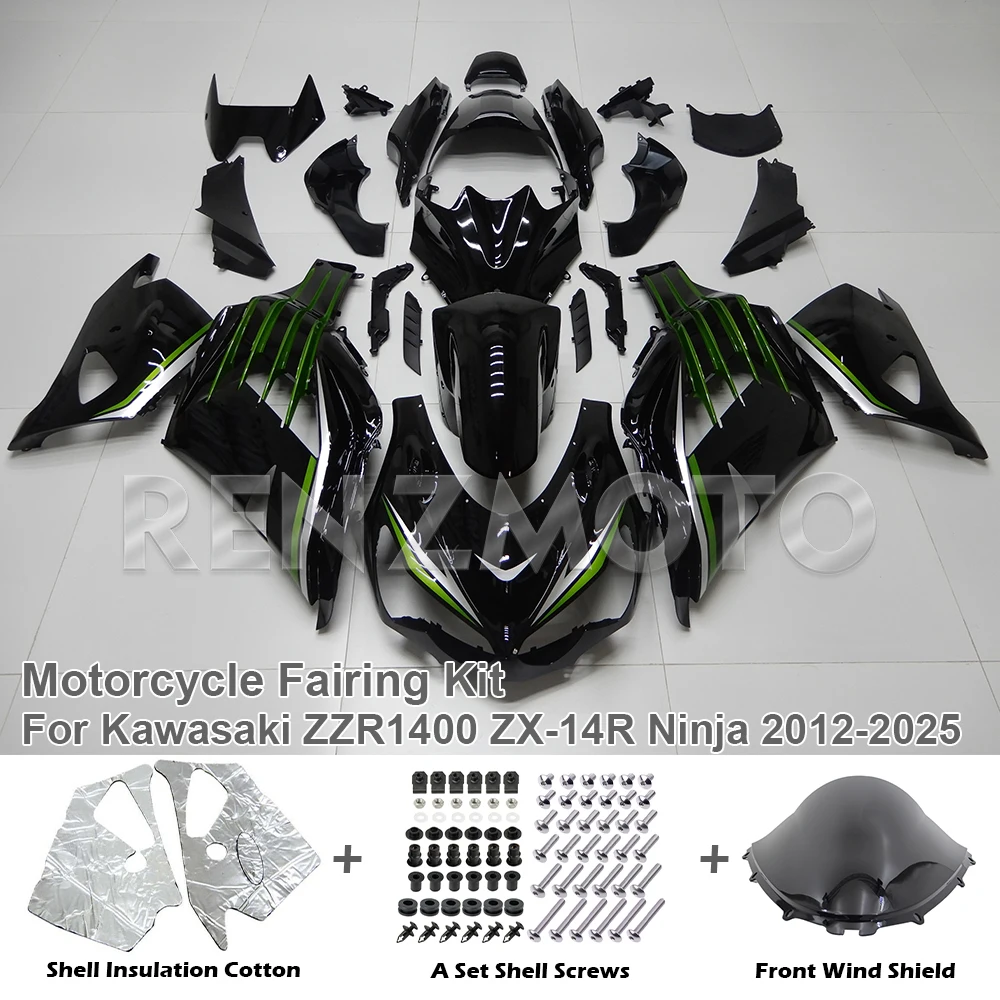 

ZX14R For KAWASAKI ZZR1400 ZX-14R Ninja 2012-2025 Fairing Moto Set Body Kit Decoration Plastic Guard Plate Accessories Shell 116
