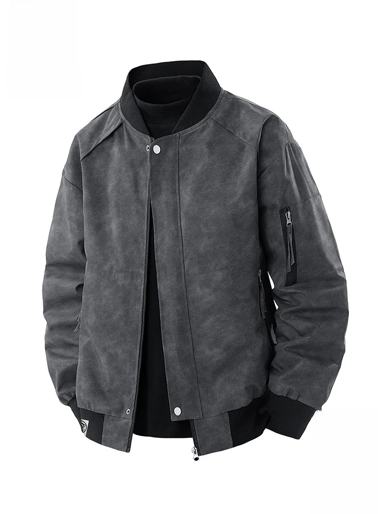 

PaulFrank American Sle Tie Dye Flng Jaet Men's Loose CleanFit Coat Autumn New Arrival Large Mouth Monkey ket Detail