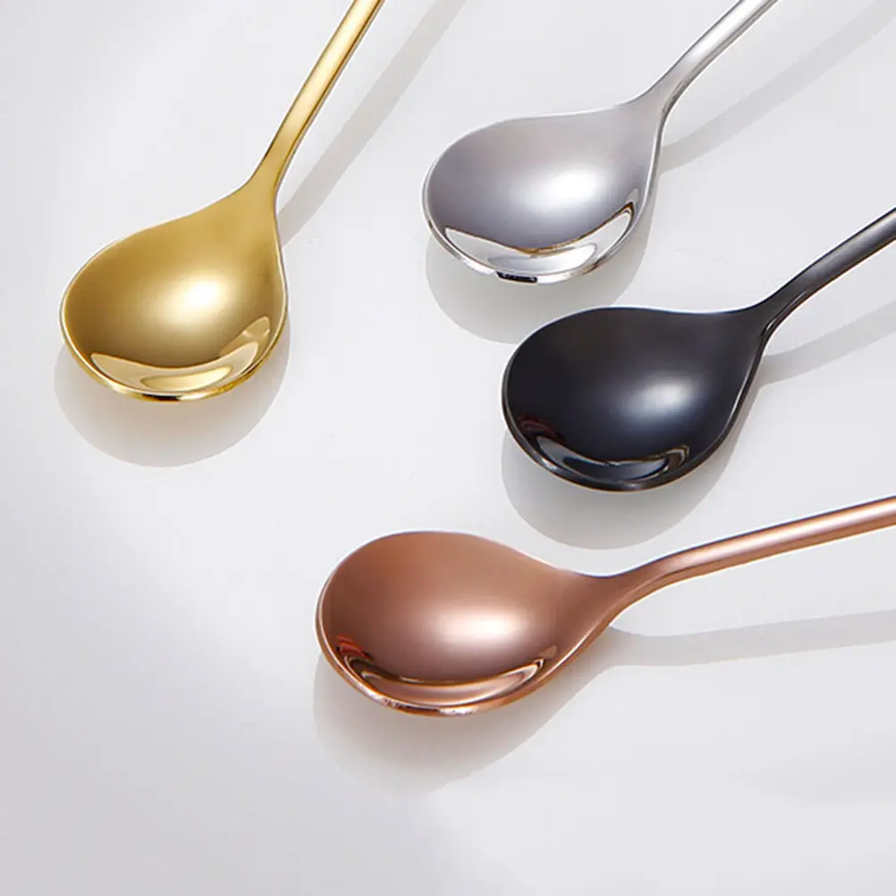 Coffee Spoon Stainless Steel Mirror Finish Musical Note Handle Design for Tea Dessert Ice Cream Stirring Kitchen Tableware view 6