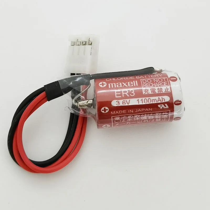 1pce ER3 1/2AA 3.6V HRS-4PIN FBT030A PLC 산업용 배터리