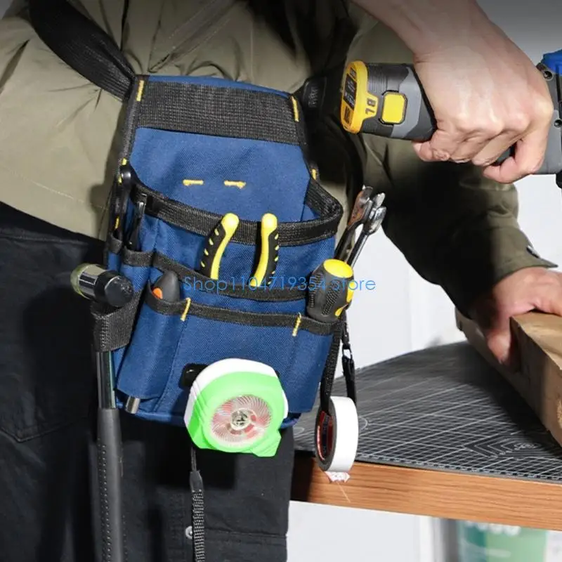 0XLD Durability Nylon Fabric Utility Waist Pack Waist Belt For Electricians Construction Workers With Secure Fastening