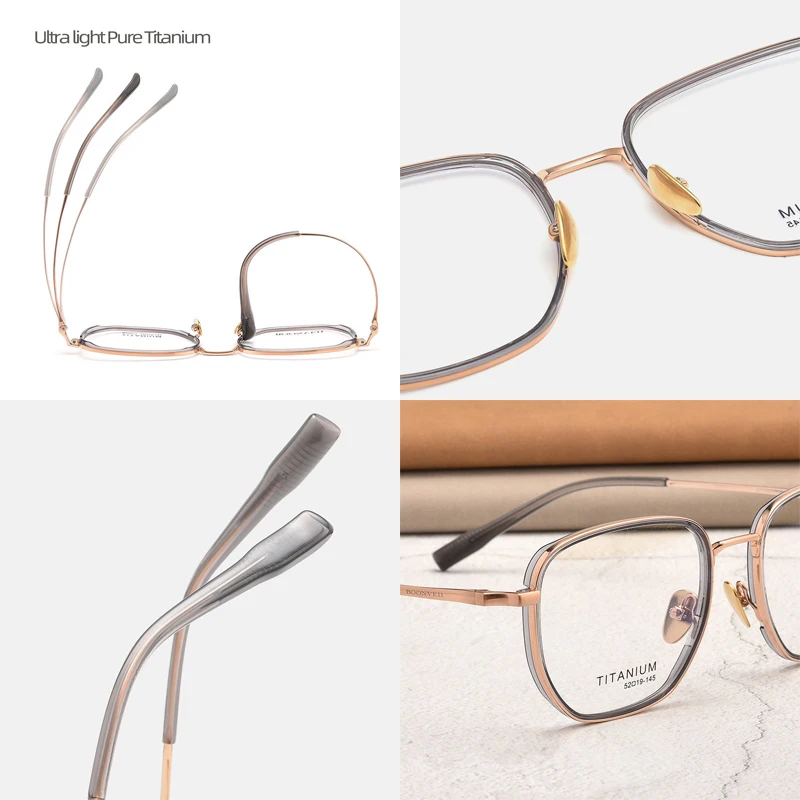 DOFTA Ultra Light Pure Titanium Optical Eyeglass Frame Women Vintage Prescription Myopia Glasses Frame Men New 5831