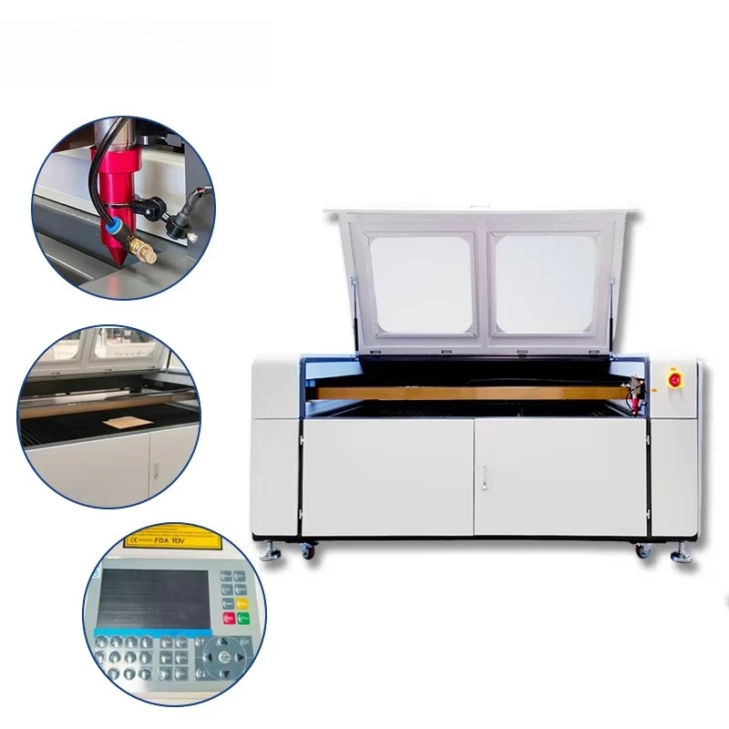 CNC Open Fiber Cutting Machine High-Accuracy 0.1mm Precision Stainless Steel Cutting Water Cooling 1500W Metal Cutting