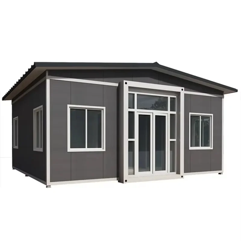 Wholesale Australia Double Wing Expandable Container House Folding 20ft Flat Pack Prefab Luxury Modular Homes Ready To Live In