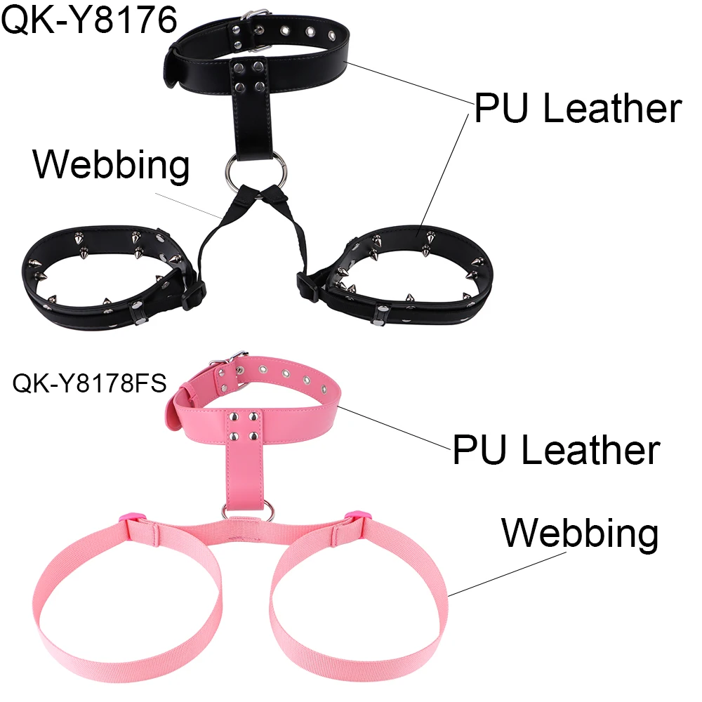 LICKER Chest Harness Belt PU Leather And Webbing Bra Erotic Corset Breast Pleasure Chest Binder Breast Bondage Female Sex Toys - Image 2