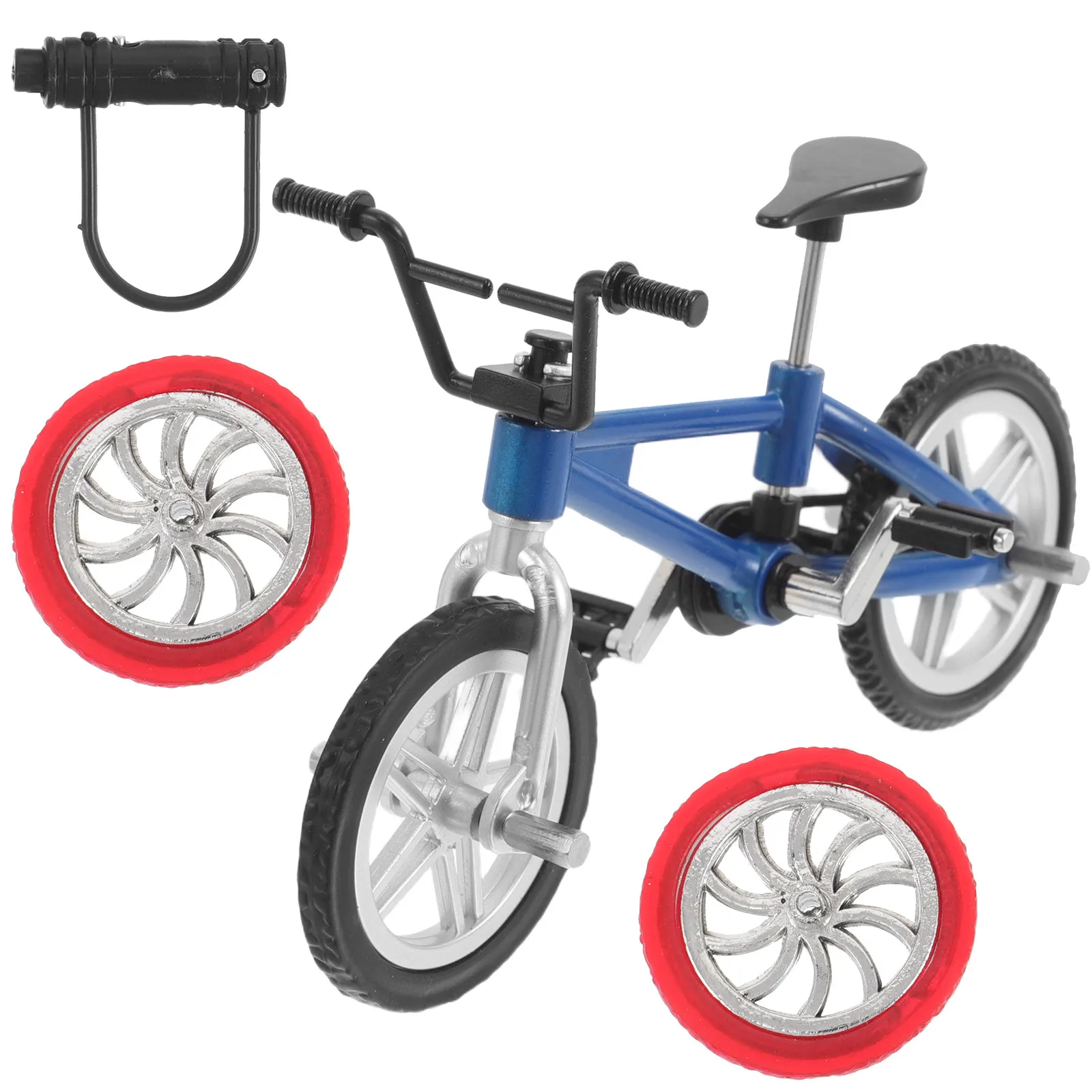 

1Set Mini Alloy Finger Bicycle Realistic Mountain Bike Scene Props DIY Mini Bike Ornaments Cycling Kids Gift
