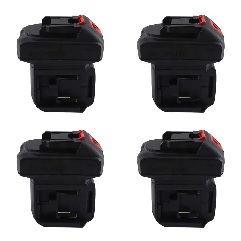 4X 2 In 1 Power Tool Battery Adapter For Electric Impact Drill Wrench Screwdriver Li- Battery Converter