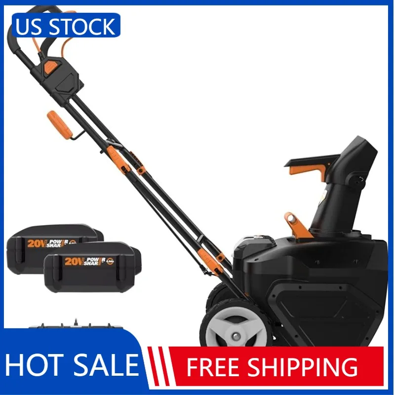 

Worx 40V 20" Cordless Snow Blower Power Share with Brushless Motor - WG471 (Batteries & Charger Included)