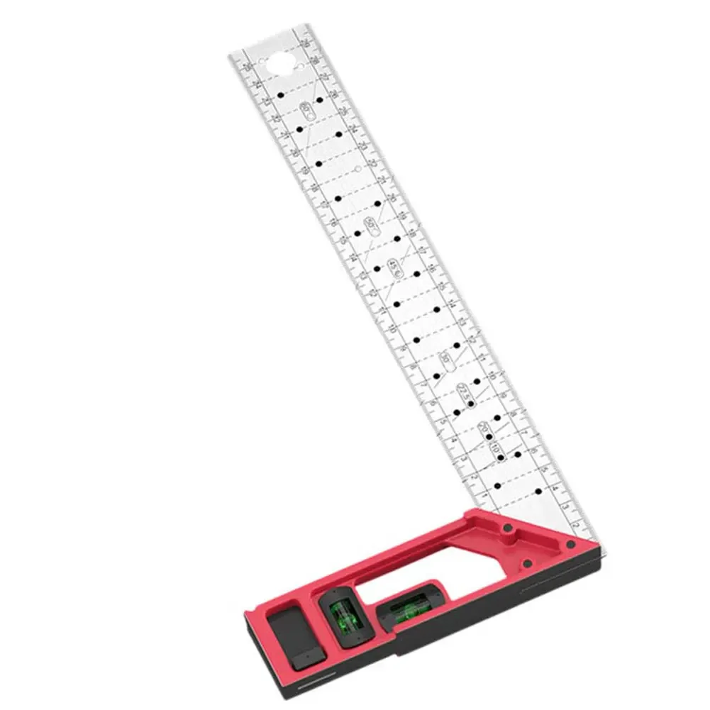 250/30/400mm 90 Degree Right Angle Ruler For Woodworking And DIY Projects With Marking Lines And Layout Guide