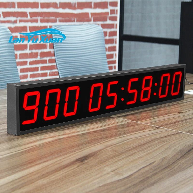 CHEETIE CP003 LED عداد اليوم والوقت الإلكتروني 9 أرقام يوم عداد ساعة الحدث ساعة العد التنازلي لتذكير التاريخ المهم #1