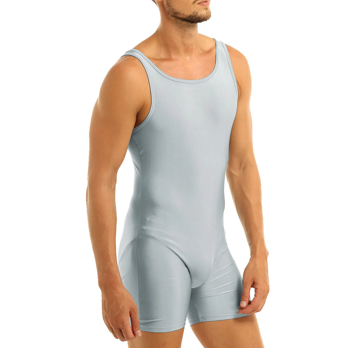 Maillot de bain une pièce extensible pour homme, combinaison de sport, salle de sport, maillot de bain