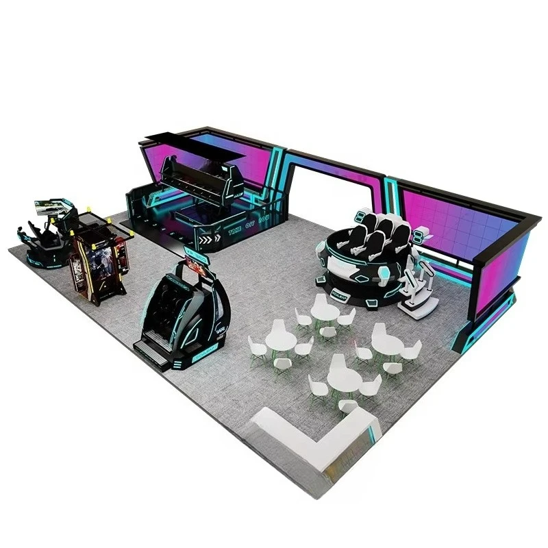VR Theme Park Virtual Reality 9D Arcade Games Simulator VR Gaming Outdoor Amusement Park 12D Game Machine Kids Indoor Playground