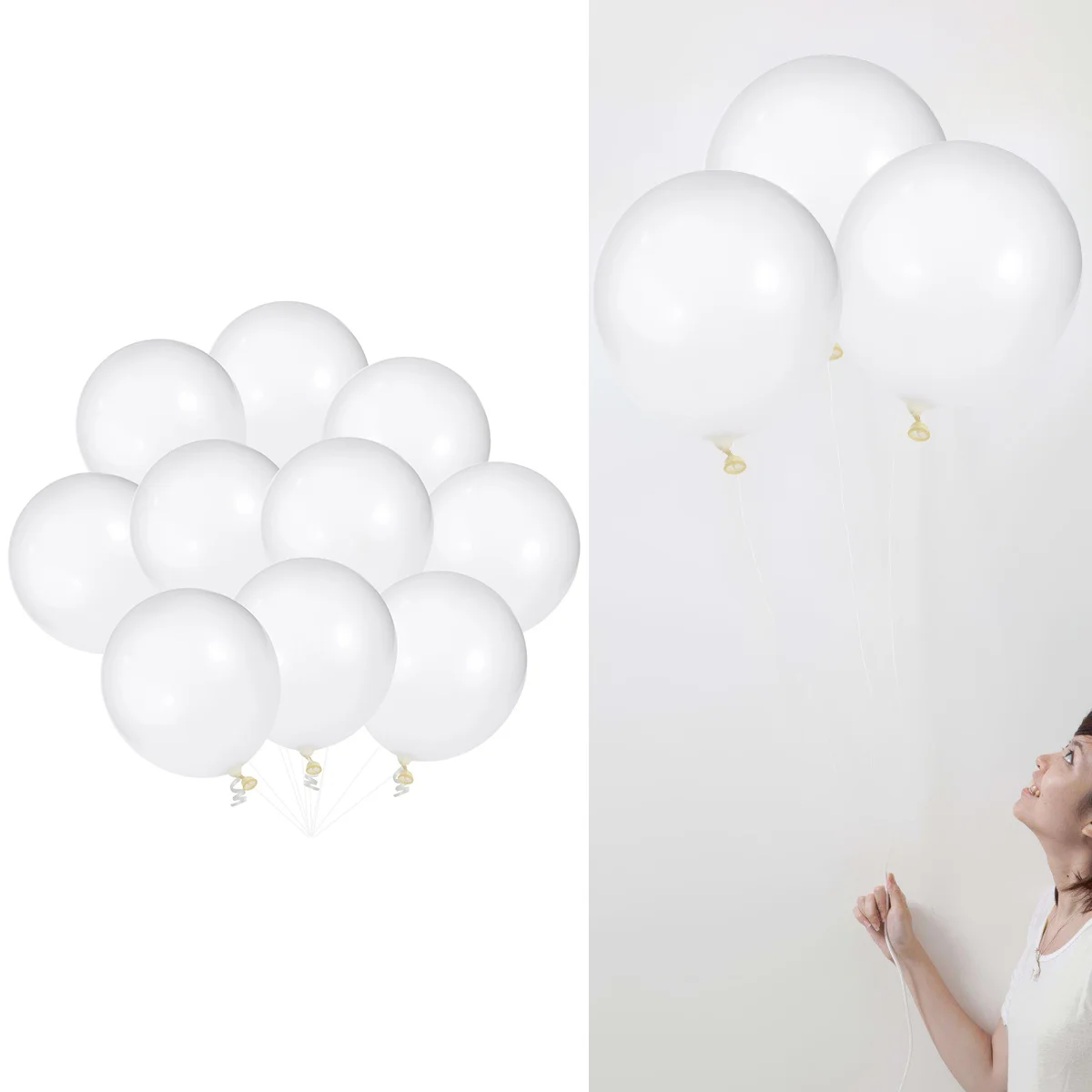 

25Pcs Transparent 12 Inch Thickened Latex Balloons for Wedding Party Celebration Decorations Helium Filled Decorative Balloon