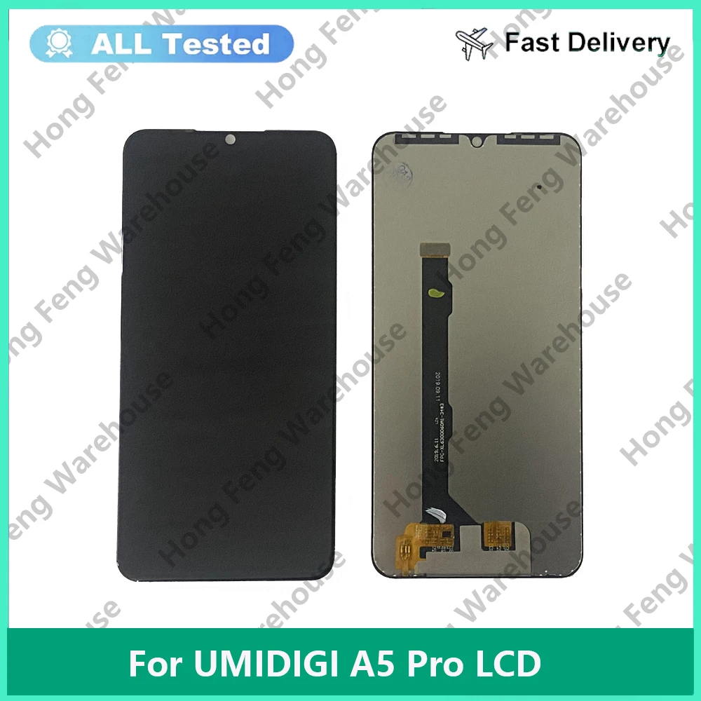 

6.3" 100% Tested For Umidigi A5 Pro LCD Display Touch Screen Assembly For A 5 a5pro Smartphones Repair Parts + Tools & Tape