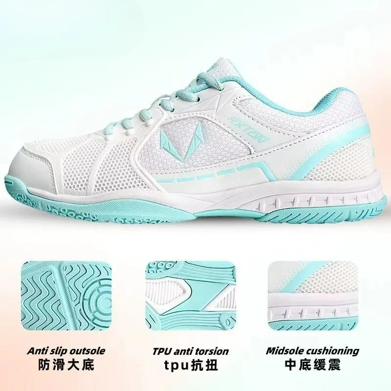 

Professional Table Tennis Shoes Men Women Black White Indoor Sports Shoes Unisex Comfortable Badminton Shoes Couples