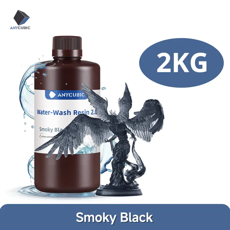 ANYCUBIC Water-Wash Resin For LCD 3D Printer High Precision Low Odor Low Viscosity 3D Printing Standard Photopolymer - Image 11