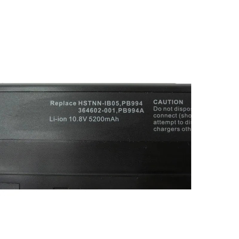 For HP for Compaq Notebook 6000 6515b 6510b New 10.8V 5200mAh Laptop Battery HSTNN-LB05 HSTNN-105C HSTNN-103C PB994 360483-004