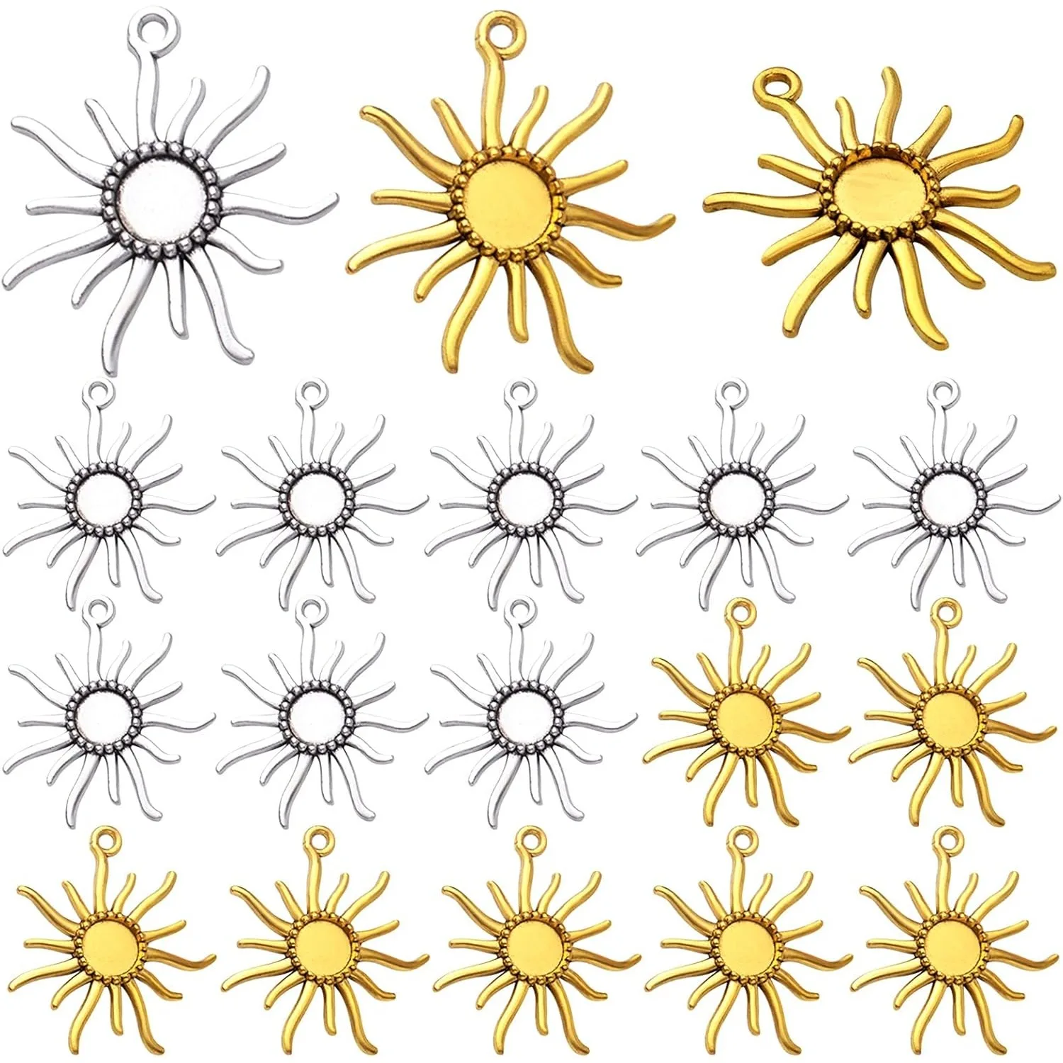

20 шт., солнцезащитные пустые круглые подносы для подвесок, основа из тибетского сплава, кабошон, рамка, рамка, камея, поднос, подвески для поделок, изготовления ювелирных изделий