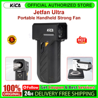 Kica Jet Fan Ultra NEW Strong Fan Portable Handheld With LED Lighting Dust Elimination Computer 5h Battery Air pk MAX MINI 2 3