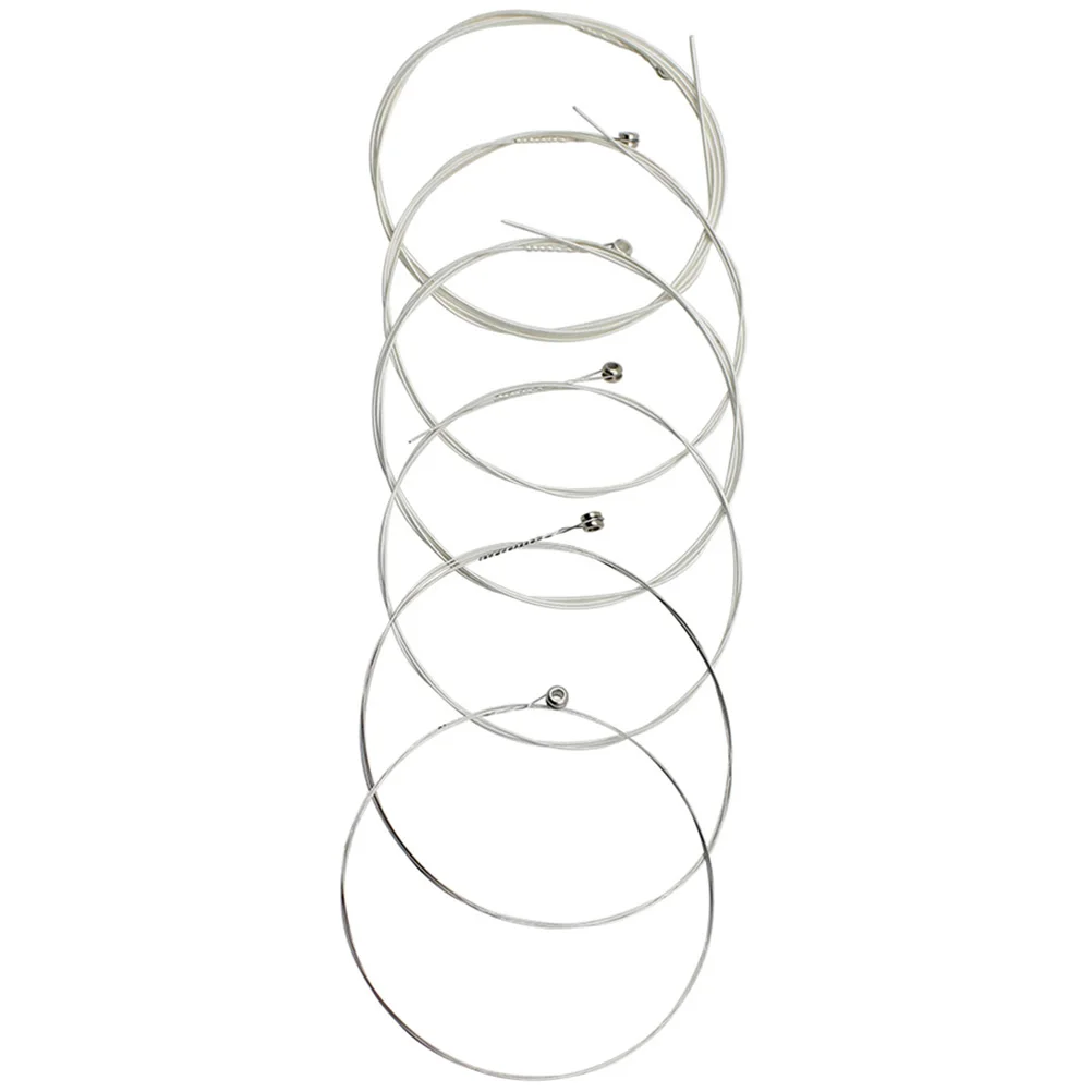 

6 Pcs Silver-plated Copper Alloy Strings Guitar Parts Replacement Accessories Kit The Acoustic
