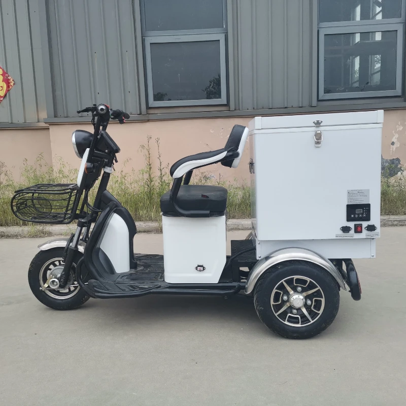 Wholesale Price Electric Mobile Food Truck Mobile Ice Cream Food Truck Trailer Crepe Electric Tricycle Food Cart For Sale