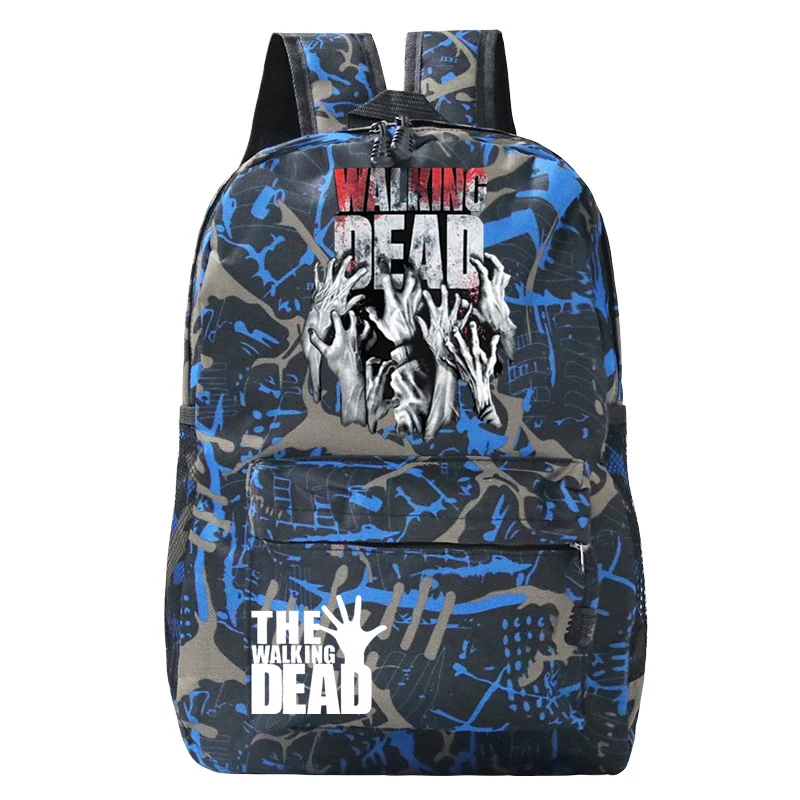 The Walking Dead Backpacks Students Back to School Book Bag Boy Girl Book Bag Teenager Large Capacity Bag Laptop Bag Mochila