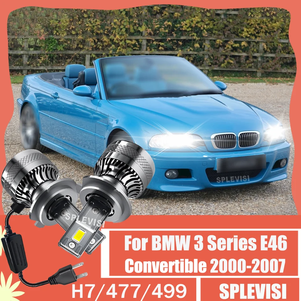 

6000K LED Headlight Car Led Light for Safer Long Trips For BMW 3 Series E46 Convertible 2000 2001 2002 2003 2004 2005 2006 2007
