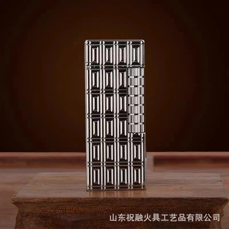 2026 New Zhurong Kesia Langsheng Narrow Machine Hydraulic Side Slip Kerosiene Lighter Is The First Choice for Men’s Gifts