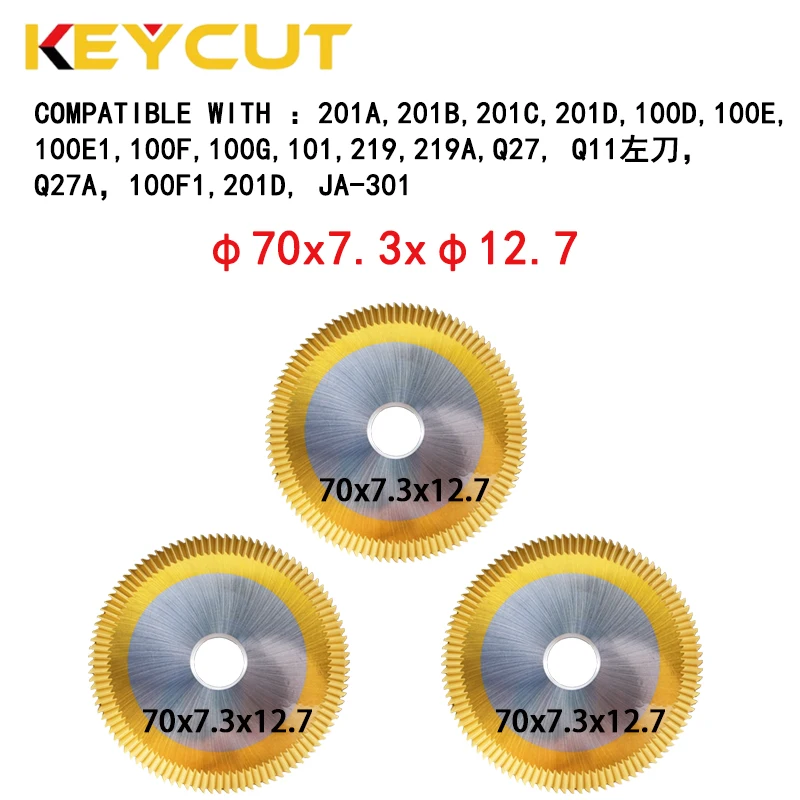 Wenxing Cutter 70x7.3x12.7 0011 Fits Wenxing 100D 100E 100E1 100F 100G Q27 Q11 201A Key Duplicator Locksmith Tools