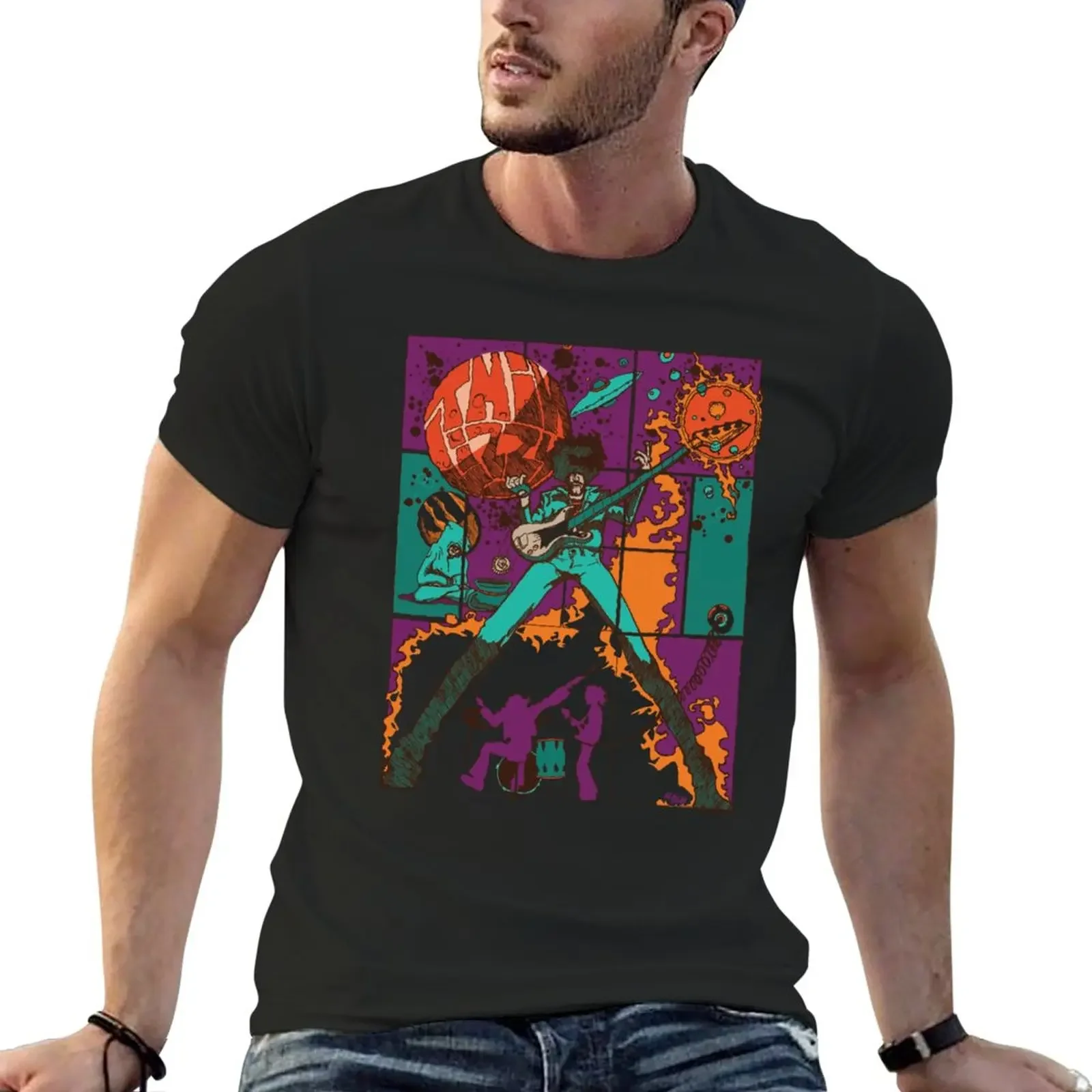 

New Cosmic Thin Lizzy T-Shirt man clothes cotton graphic tees Personalized t-shirt cute clothes men workout shirt