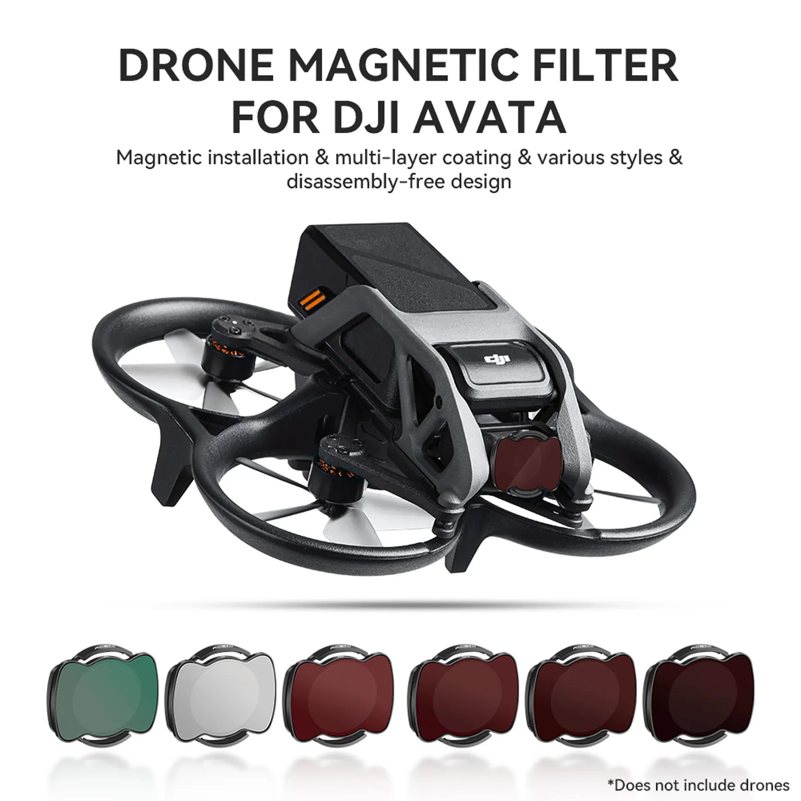 สำหรับ DJI Avata ND/CPL Polarized เลนส์แม่เหล็กสำหรับ DJI Avata กล้องโดรนอุปกรณ์เสริม