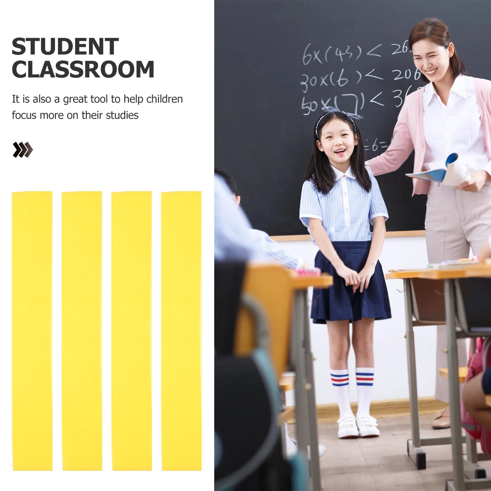 10 Pcs Classroom Seating Table and Chair Fixing Straps Elastic Band Stretchy Practical Bands Pe