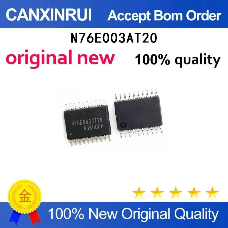 (5-100 Pieces) Brand new original N76E003AT20 TSSOP20 spot new Tang microcontroller chip