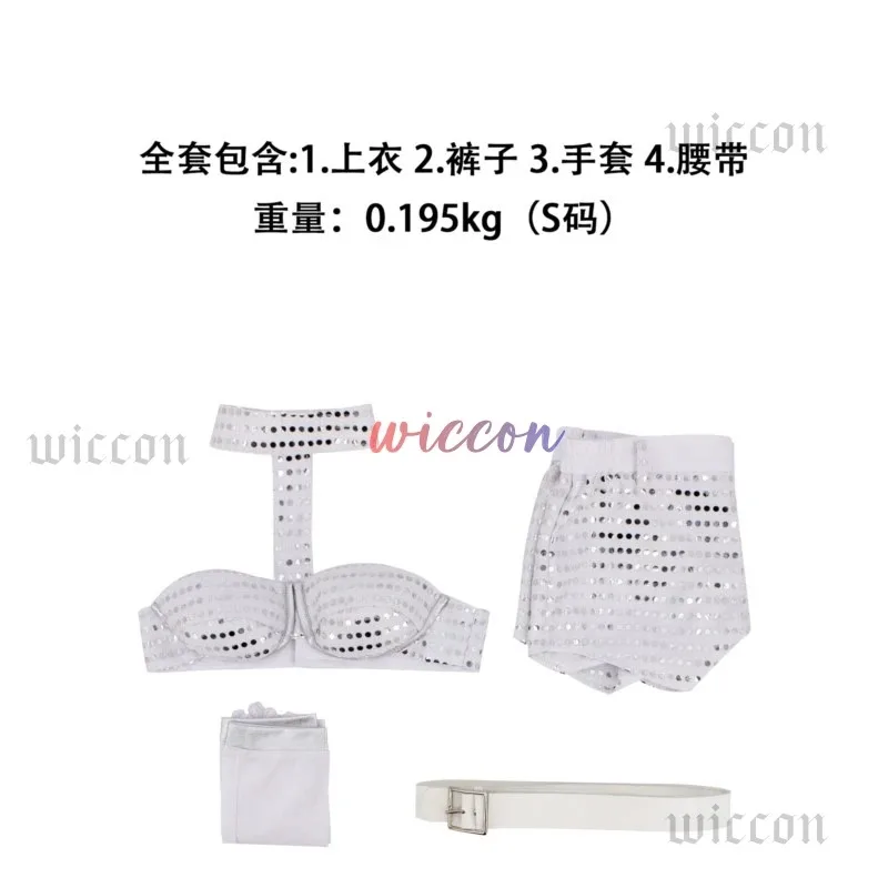 Movie Austin Powers Cosplay Woman Robot Costume Sexy Top Bra shorts Suit Stage Performance Outfit Halloween Party Sliver Clothes