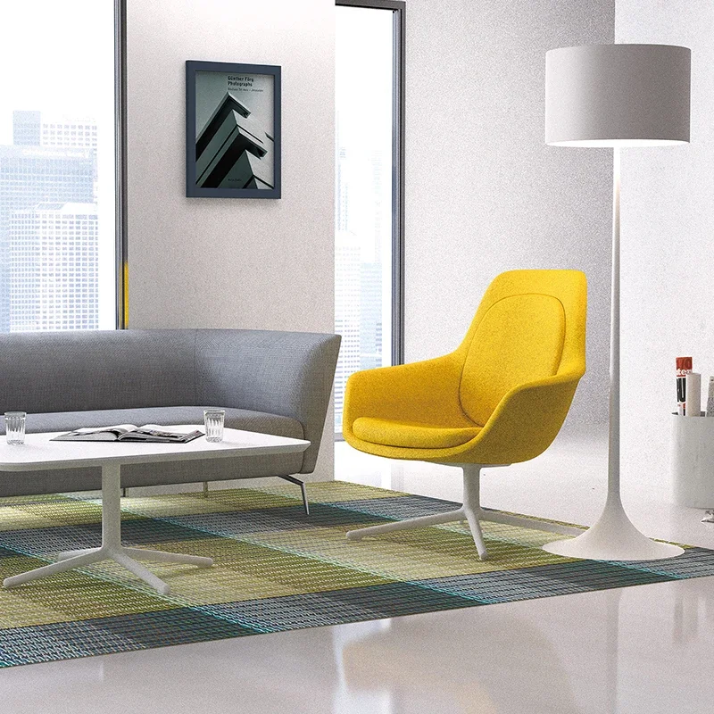 

#Modern luxury high-quality comfortable oversized high-back rotating leather accent chair, suitable for office furniture