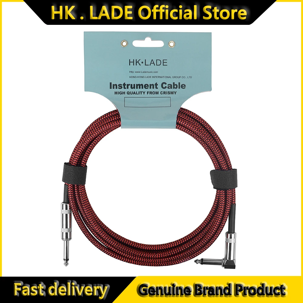 

3-метровый гитарный кабель, аудиокабель, шумоподавление, цвет линии, плетеный экранированный кабель, электрогитара, бас-запчасти и аксессуары