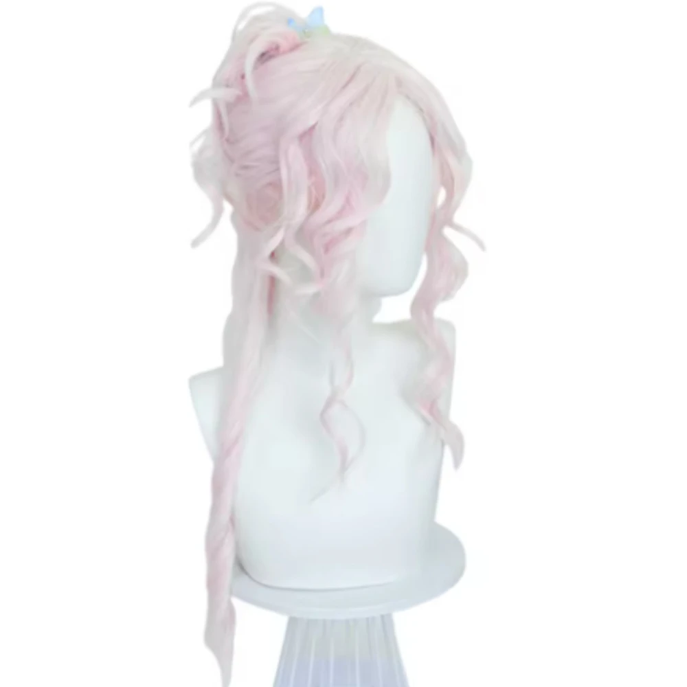 วิกผมตัวละครเอนิด ซินแคลร์ วิกผมสีชมพูแบบคลิปติดผมครึ่งหางม้า เหมาะสำหรับผู้หญิง สาวๆ ใช้ในงานปาร์ตี้ฮาโลวีน ชุดแฟนซี และเป็นเครื่องประดับ