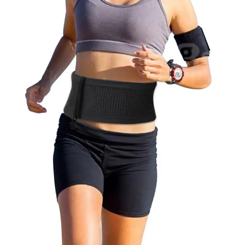 Running Waist Belt Jogging Pocket Belt Waterproof Bounce Free Lightweight Waistband Bag Secure Running Belt For Phone For