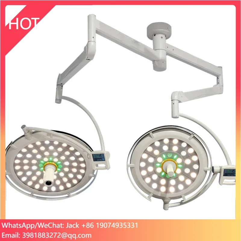 Clinic Double Dome Ceiling Shadowless Lamp With Camera  1080p