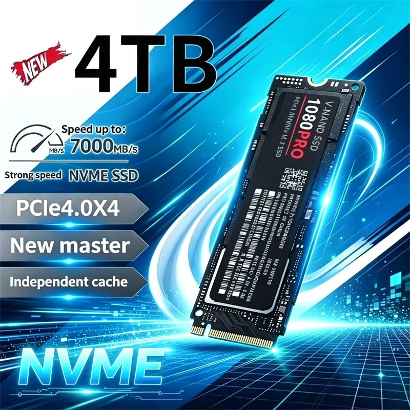 1080PRO Original New M.2 NVMe PCIe 4.0 SSD High Speed Gaming Internal Drive Storage Upgrade For PS5 Laptop Desktop PC