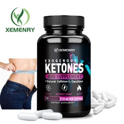 Keto BHB Exogenous Ketone Pills - Contains Natural Caffeine and L-Carnitine To Boost Fat Burning